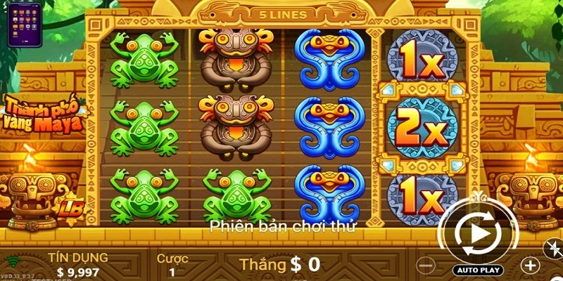 Sảnh TP QQ88 - Nền Tảng Phát Hành Game Nổ Hũ Uy Tín 3 Nổ Hũ Thành Phố Vàng Maya đồ hoạ đỉnh cao