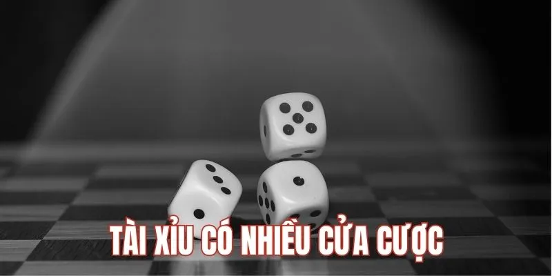 Sảnh WM QQ88 - Chinh Phục Những Dòng Game Sòng Bạc Đỉnh Cao 3 Tài xỉu sở hữu nhiều cửa cược khác nhau